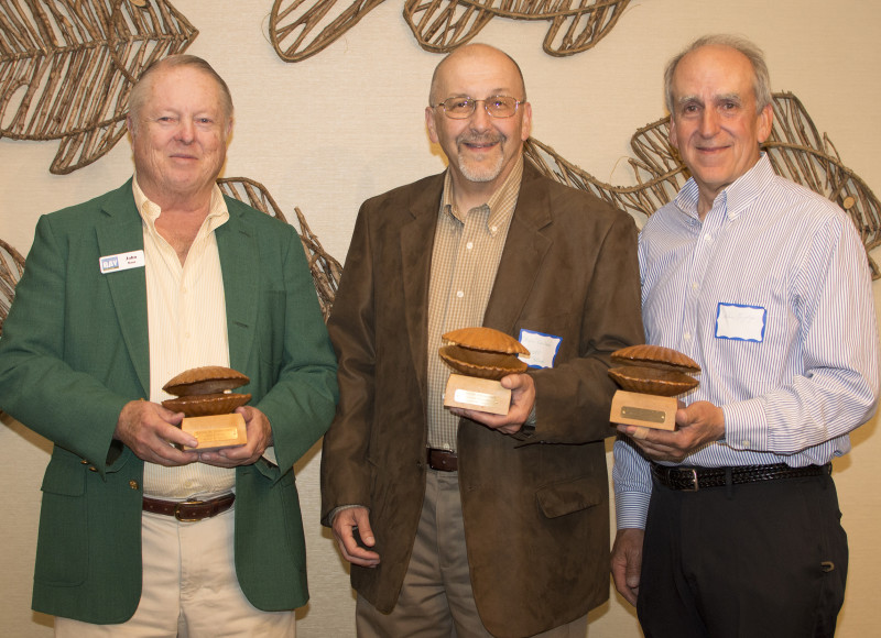 2014 Buzzards Bay Guardian Award winners John Ross, Rich Packard, and the Wankinquoah Rod and Gun Club