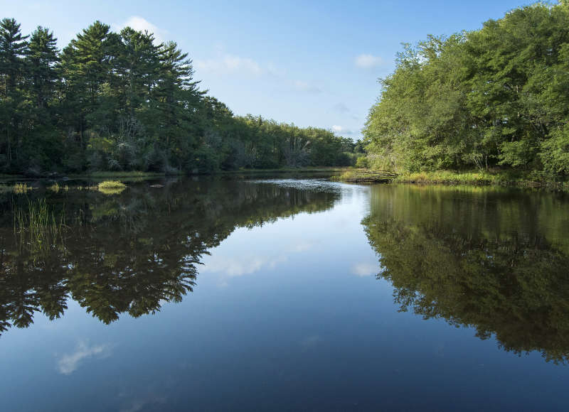 freshwater Weweantic River at Horseshoe Mill