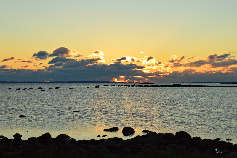 sunrise over Buzzards Bay from West Island