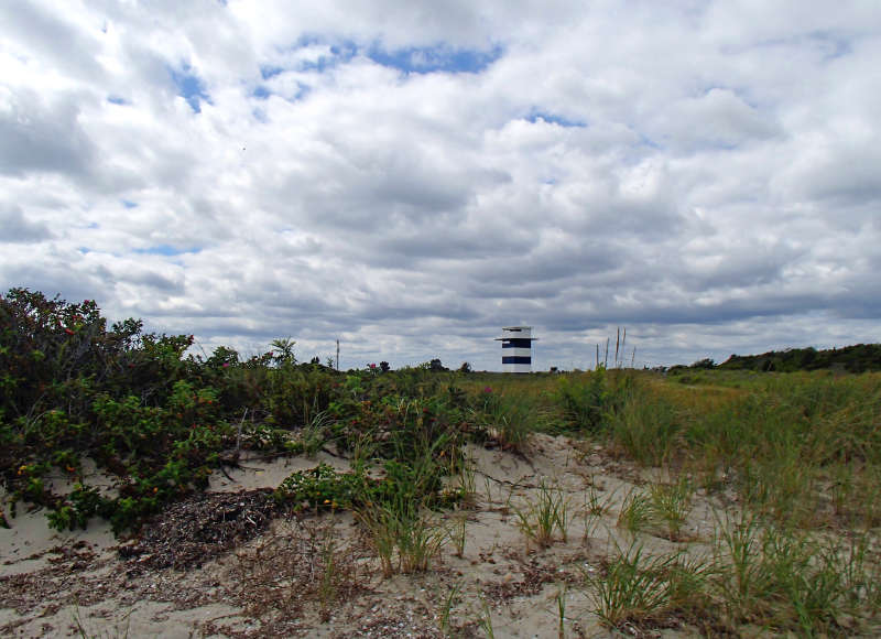 lookout tower at West Island Town Beach in Fairhaven