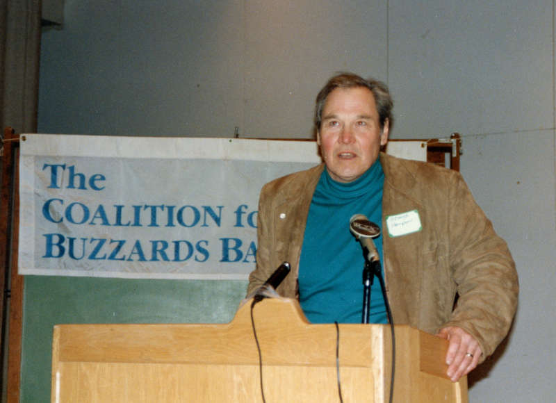 George Hampson at 1992 Buzzards Bay Coalition annual meeting