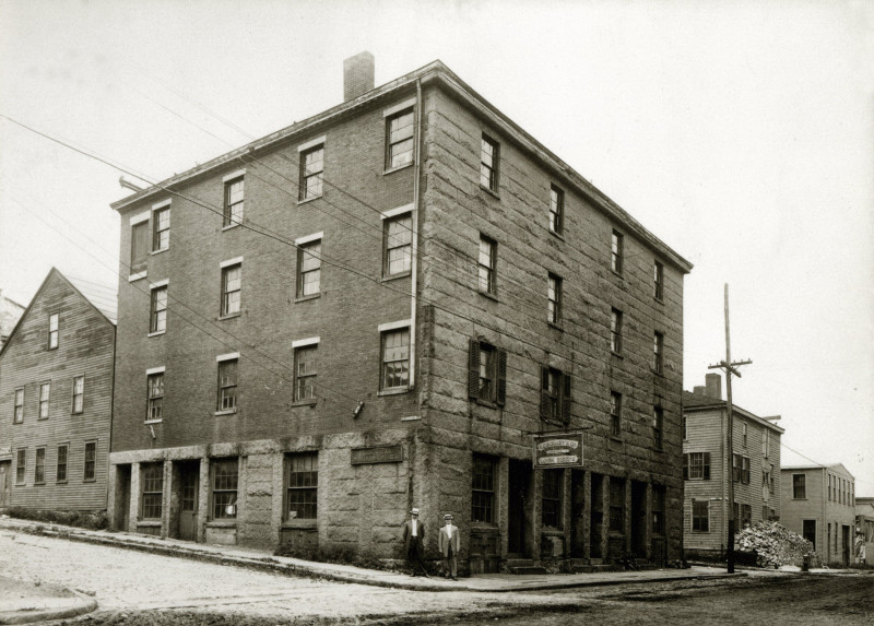 Coggeshall Counting House in New Bedford, Massachusetts in 1908