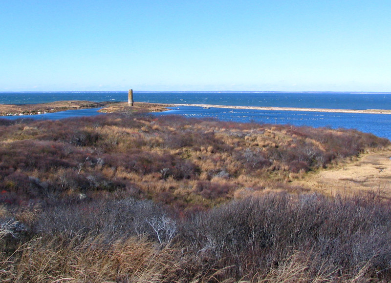 West End Pond and Buzzards Bay from Cuttyhunk Island