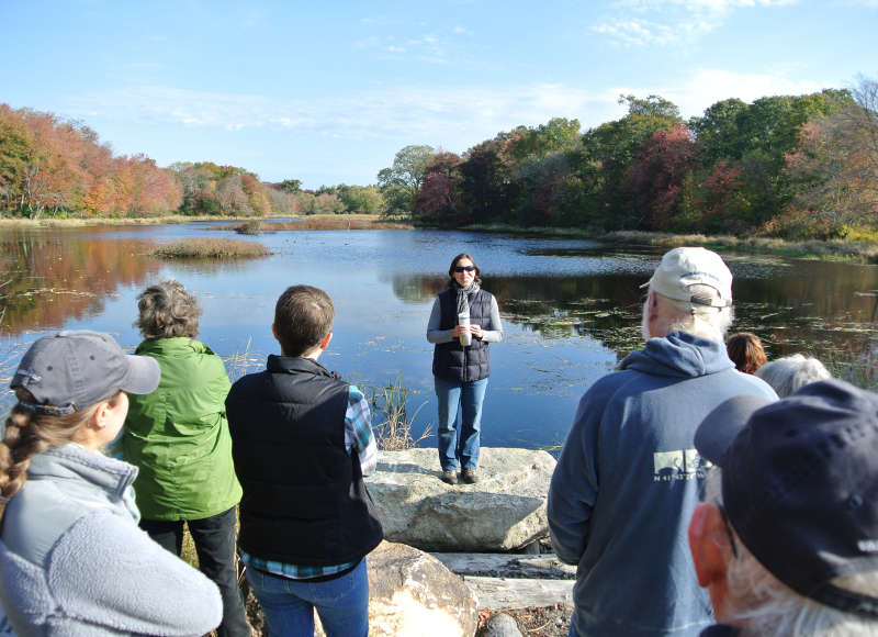 staff member of the Buzzards Bay Coalition at The Sawmill