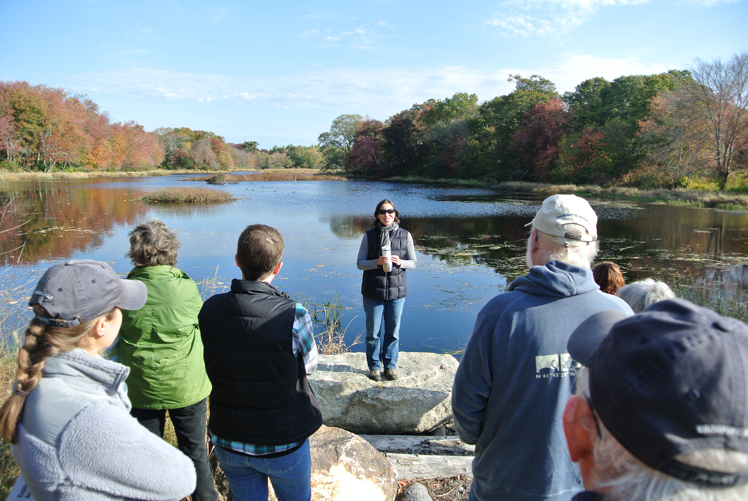 staff member of the Buzzards Bay Coalition at The Sawmill