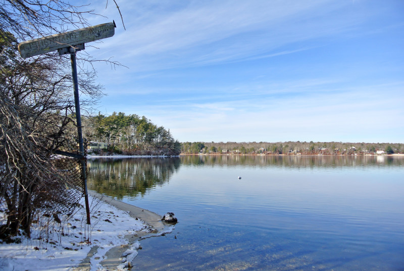 Fisherman's Landing boat ramp on Big Sandy Pond in Plymouth