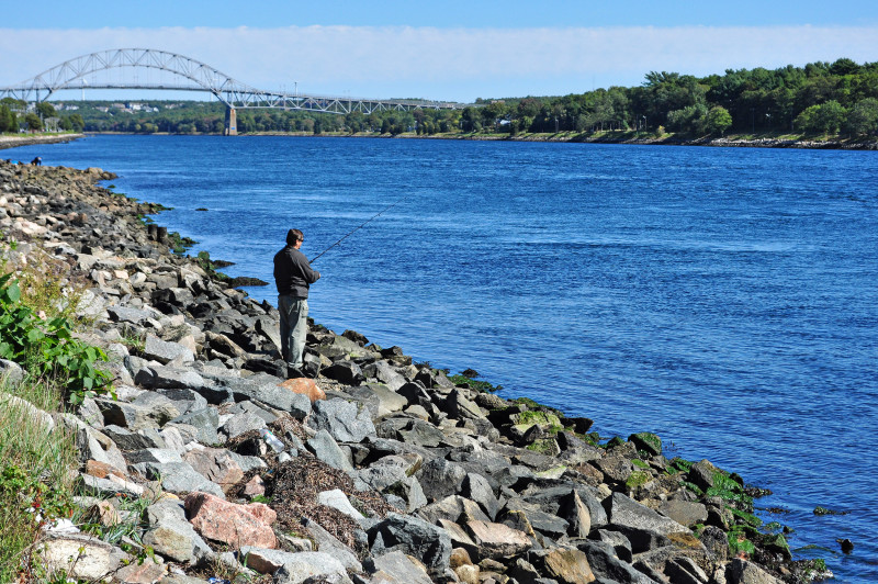 Cape Cod Canal Fishing Map