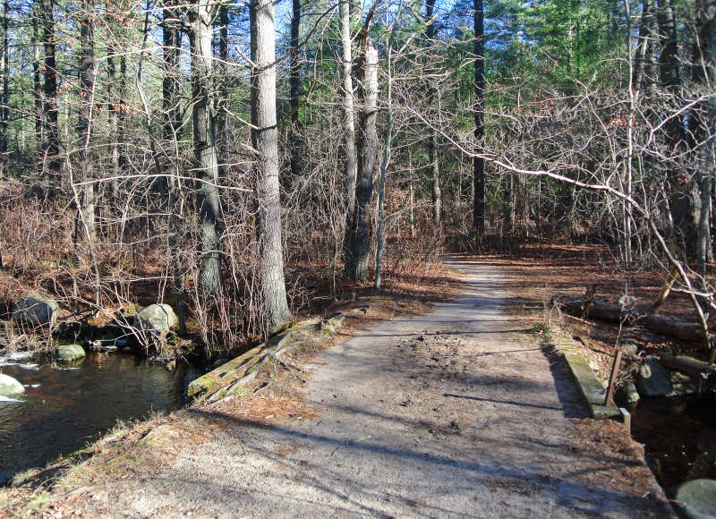 footbridge over Destruction Brook