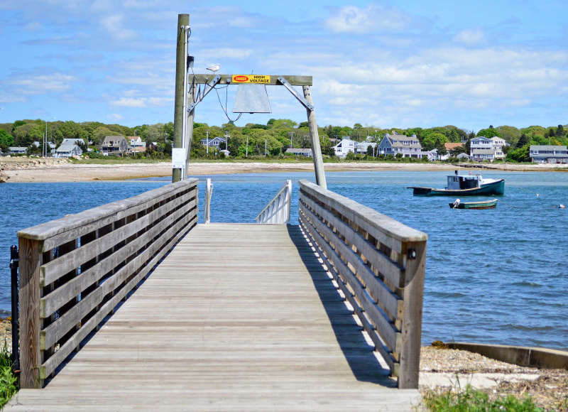 pier next to the boat ramp at Hoppy's Landing in Fairhaven