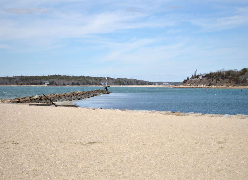 water view from Megansett Beach in North Falmouth