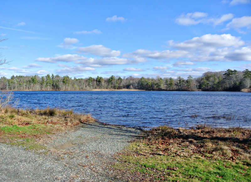 boat launch to New Bedford Reservoir at Lake Street