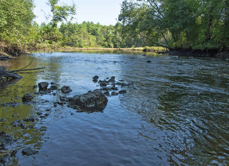 Weweantic River at Horseshoe Mill in Wareham