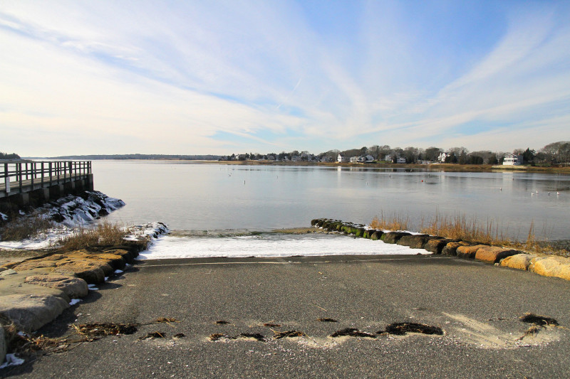 Hen Cove boat ramp in Pocasset