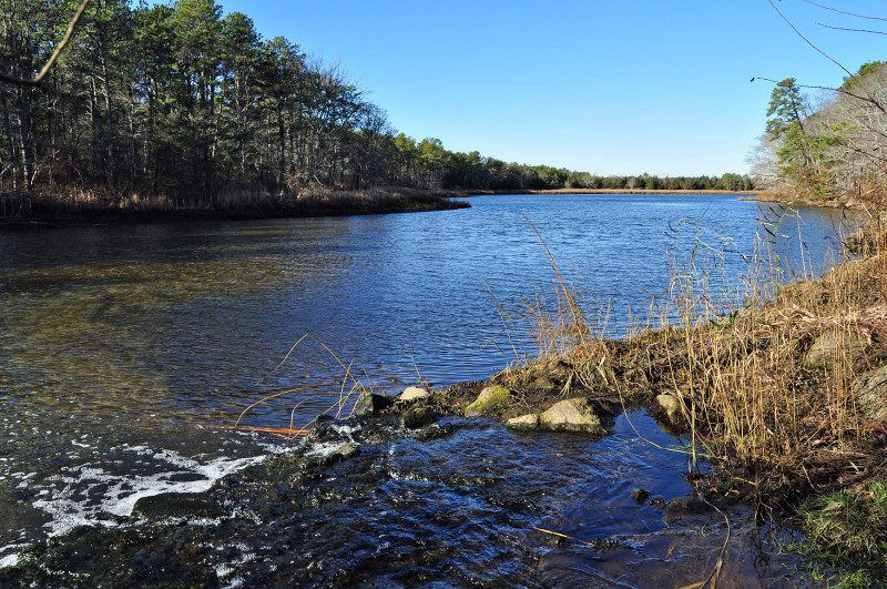 Wareham Water Pollution Control Facility outfall on the Agawam River