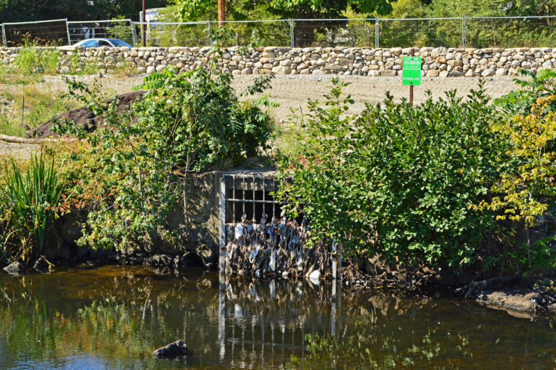 a New Bedford Combined Sewer Overflow at The Sawmill in Acushnet