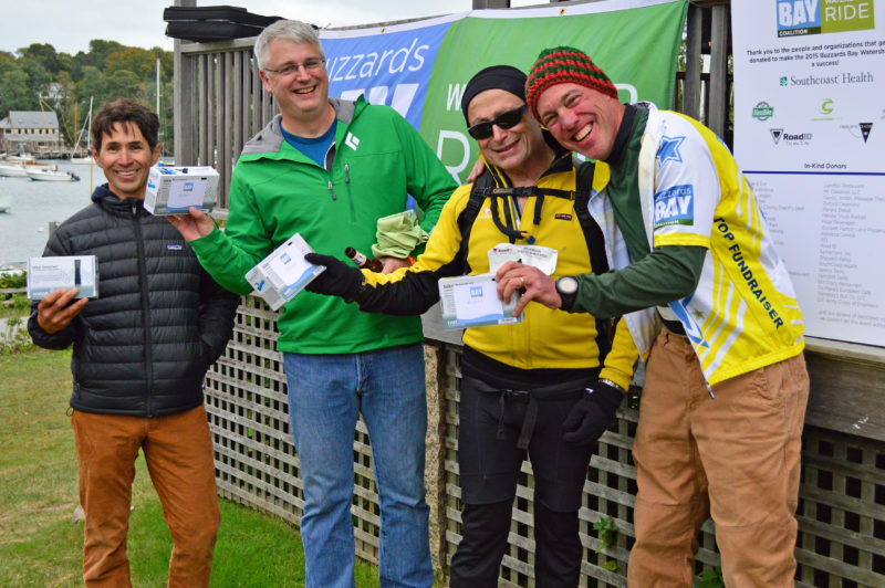 top fundraisers in the 2015 Buzzards Bay Watershed Ride