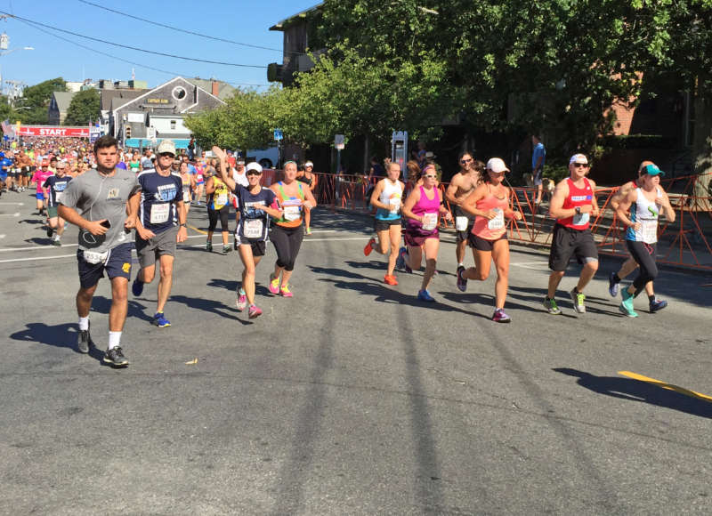 runners in the 2016 Falmouth Road Race