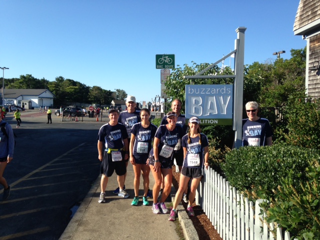 Team Buzzards Bay at the 2016 Falmouth Road Race