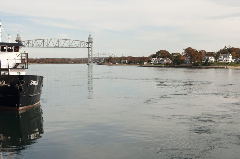 Cape Cod Canal from Massachusetts Maritime Academy