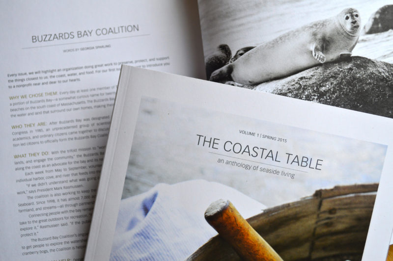 The Coastal Table spring 2015 magazine cover