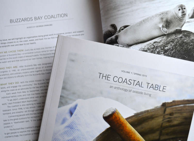 The Coastal Table spring 2015 magazine cover