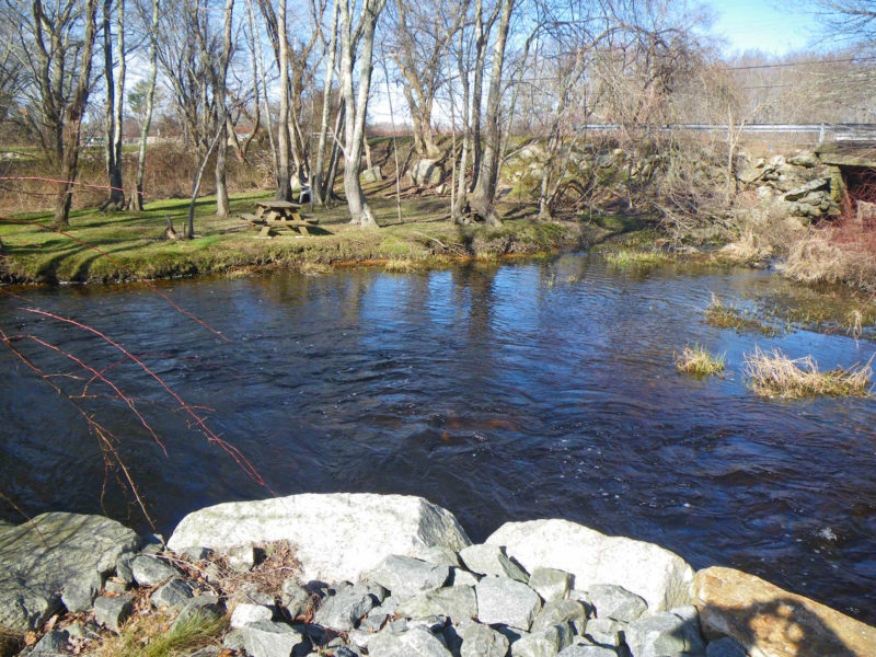 Acushnet River at Hamlin Street