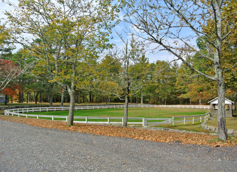 horse ring at Washburn Park in Marion