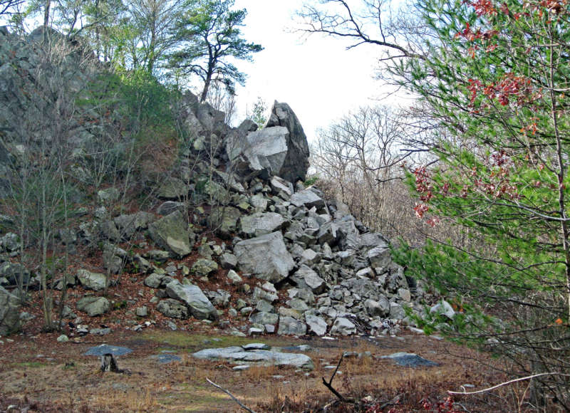 Profile Rock at Freetown-Fall River State Forest