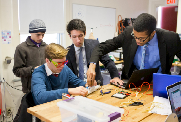 Tabor Academy science students