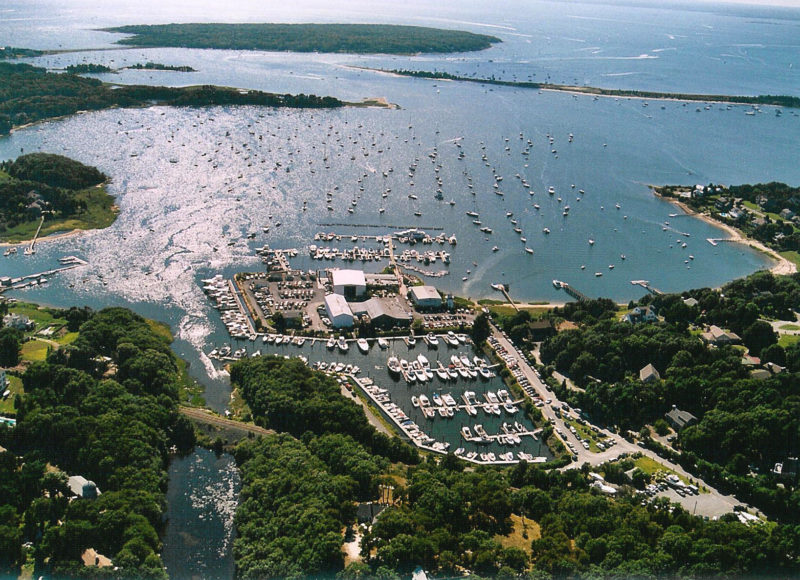 Kingman Yacht Center on Red Brook Harbor in Bourne