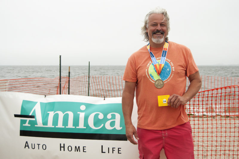 Dan Vasconcellos at 2017 Buzzards Bay Swim