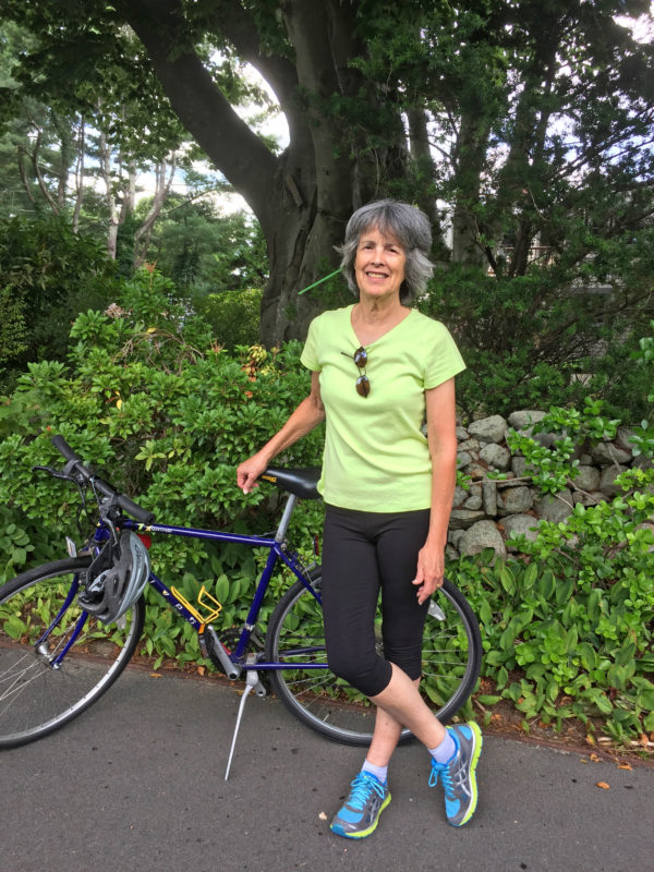 Cyclist Ann Parson, a Buzzards Bay Watershed Ride participant