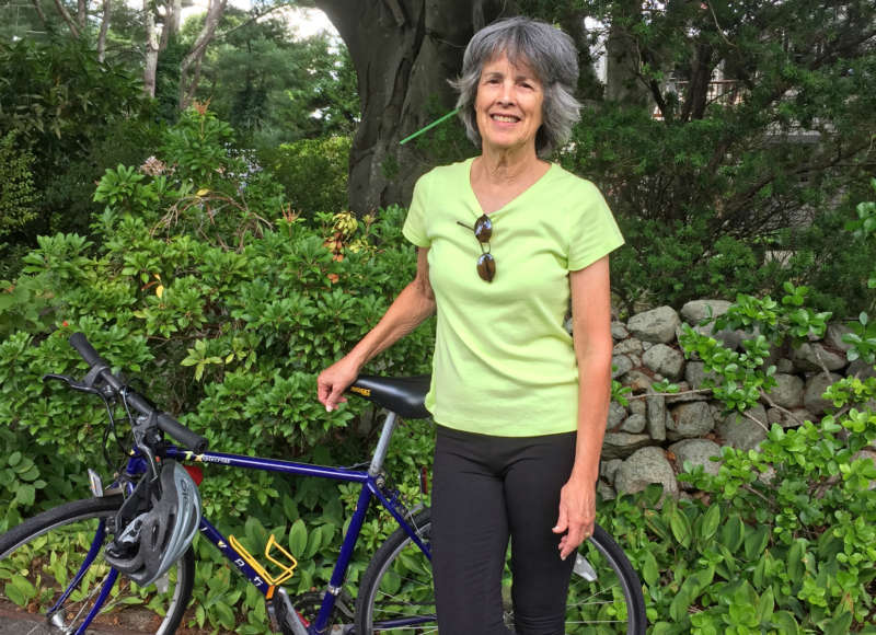 Cyclist Ann Parson, a Buzzards Bay Watershed Ride participant