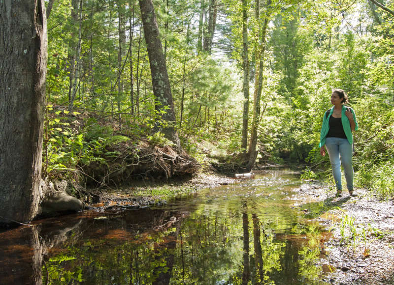 Lizz Malloy at Rochester Wildlife Management Area