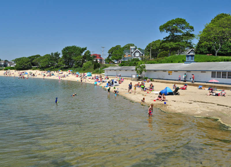 Onset Bathhouse on Onset Beach in Wareham