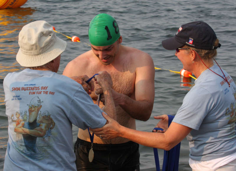 Ben Ostiguy at the 2008 Buzzards Bay Swim