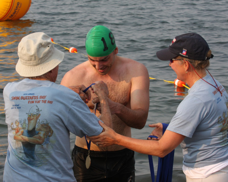 Ben Ostiguy at the 2008 Buzzards Bay Swim