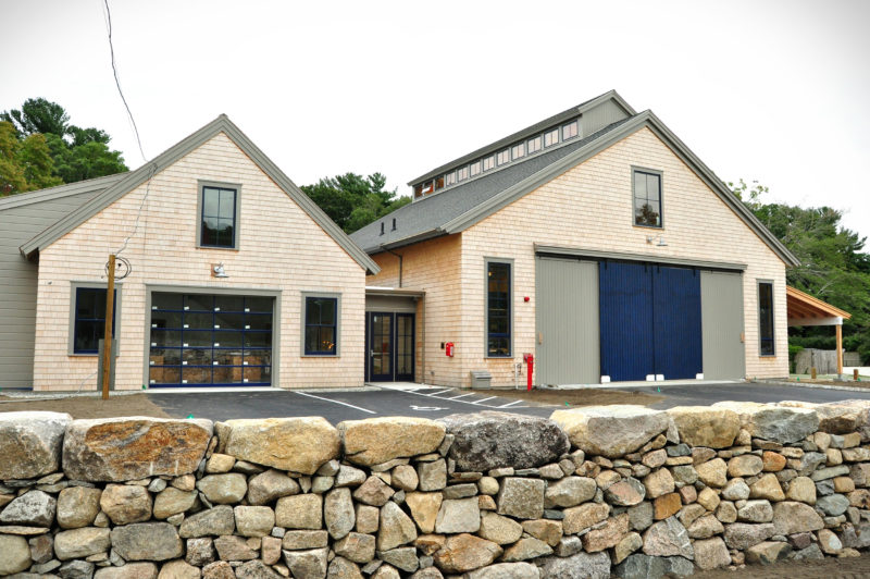 Front of the Buzzards Bay Coalition's Marion Science and Field Operations Facility