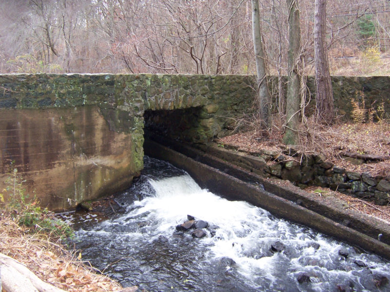 The former Off Billington Street dam in Plymouth