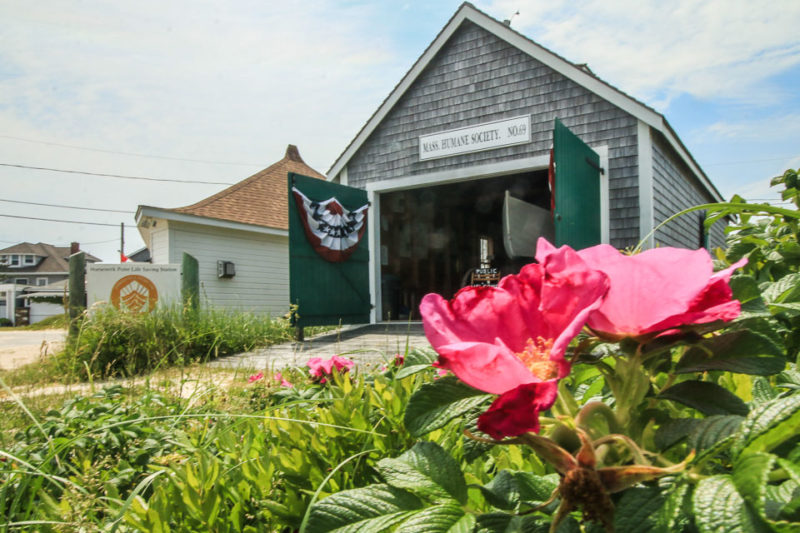 Horseneck Point Lifesaving Station in Westport, Massachusetts