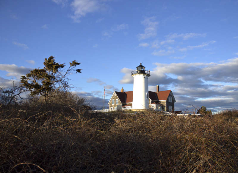 Nobska Lighthouse from across the street at Nobska Point