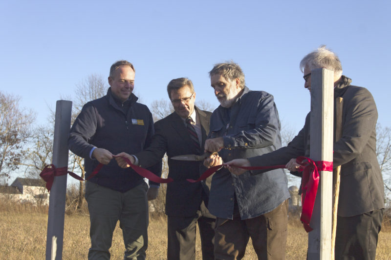 Carvalho Farm ribbon cutting