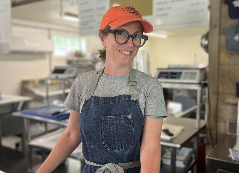 Jenny Ross at Cataumet Fish Market