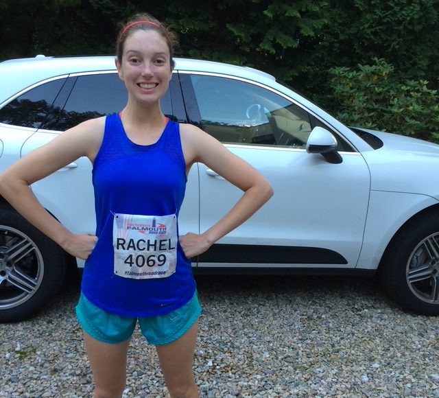 Rachel Maguire before a past Falmouth Road Race.