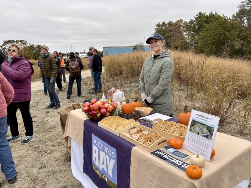 Coco Mandle at the Marsh Island opening