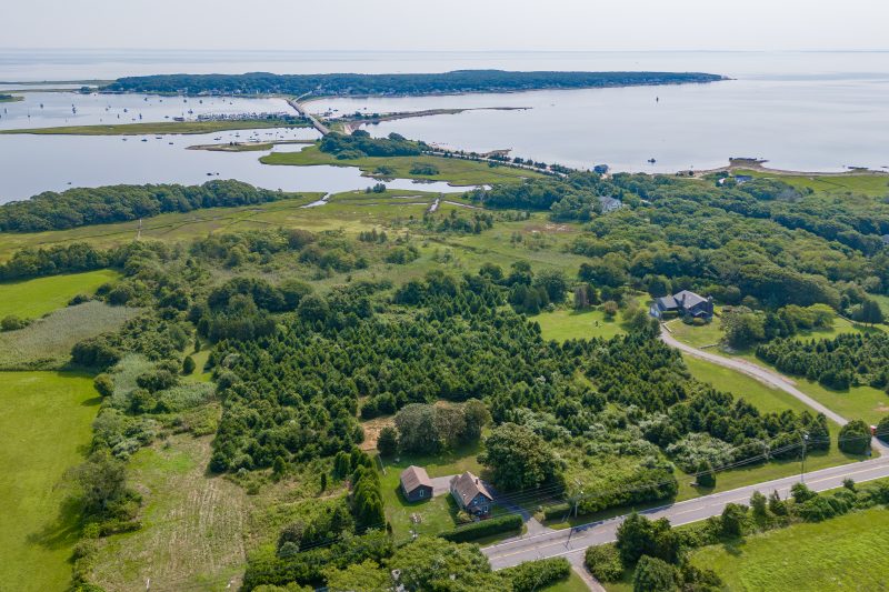 A bird's-eye view of Douglas Farm