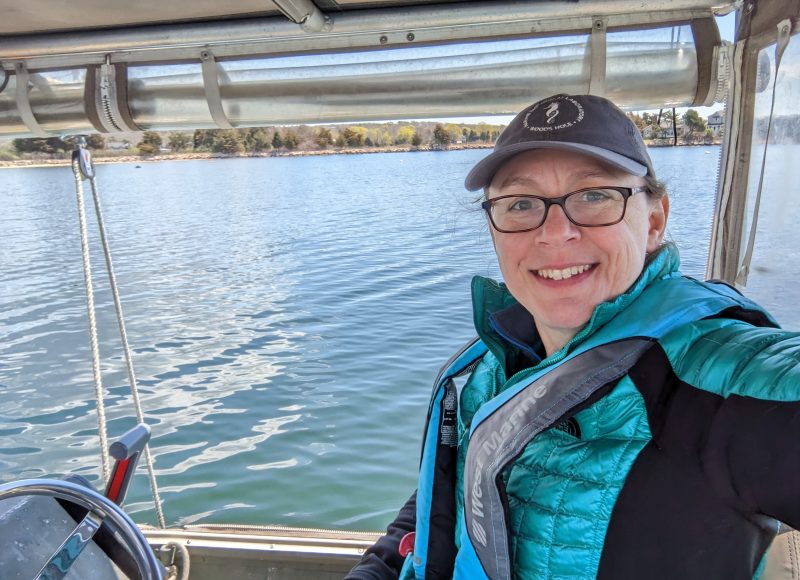 Melanie Hayn on West Falmouth Harbor