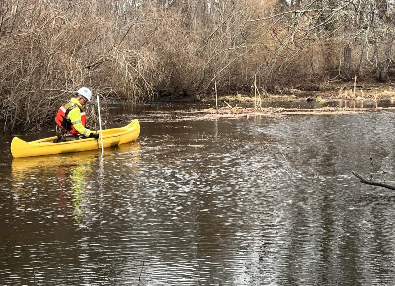 Testing on Buttonwood Brook