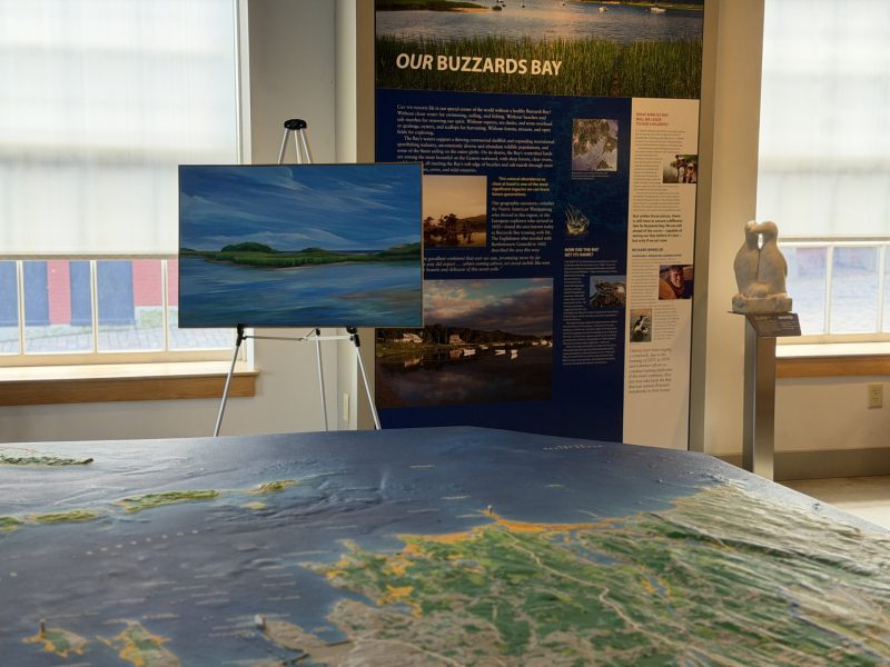 Deidre Tao's Little Sippewissett Marsh on display